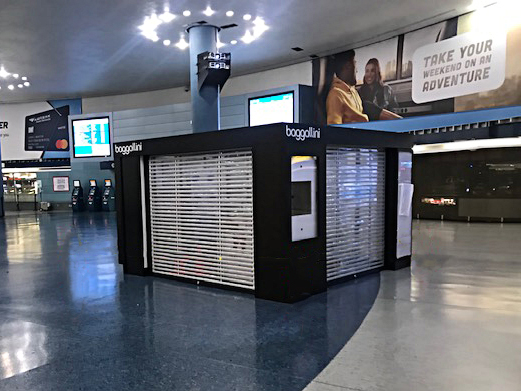 image of LX-6 Shutters installed for Mall Kiosk